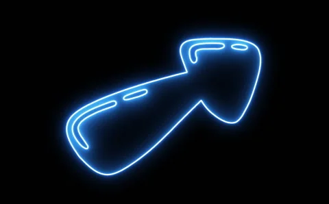 Neon Arrow 스톡 동영상 265909010