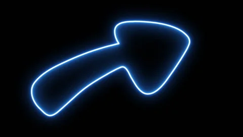Neon Arrow Stock Footage 265909024