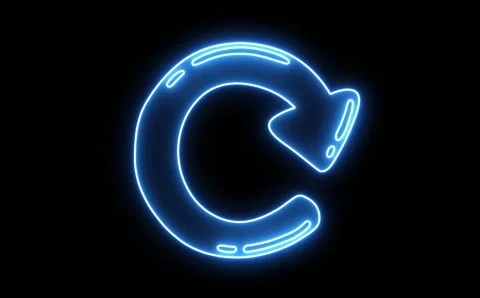 Neon Arrow Video stock 265909043