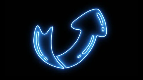 Neon Arrow Stock Footage 265909185