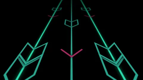 Neon Arrows animated background Stock-Footage 34674905