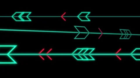 Neon arrows animated  background Stock-Footage 34692306