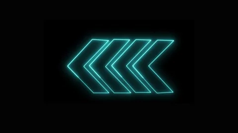 Neon arrows move left dynamic motion 動画素材 330558900