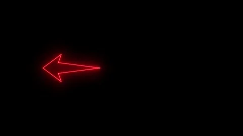 Neon arrows moving from right to left on black background. neon abstract di.. Stock-Footage 306558066