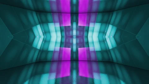 Neon art wall disco concert background Stock Footage 255698853