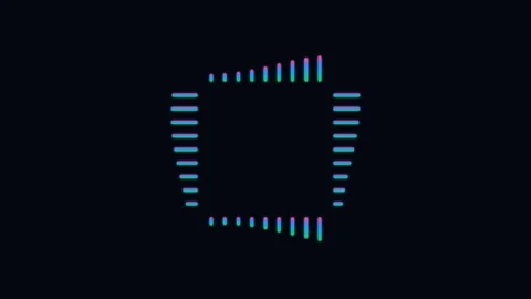 Neon Audio Spectrum Visualizer Equalizer Glowing Lines Pulse Sound Wave Rhy.. Vídeos de archivo 348202000