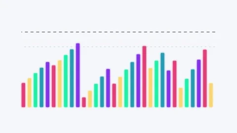 Neon Audio Visualizer Sound Wave Equalizer Loop Stock Footage 335228414