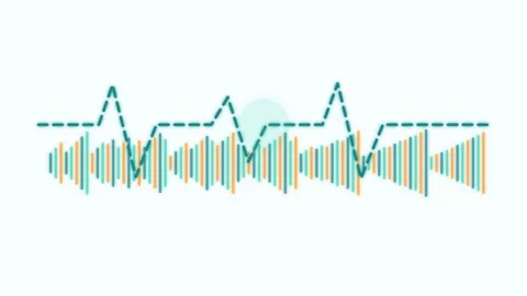 Neon Audio Visualizer Sound Wave Equalizer Loop Stock Footage 335228468
