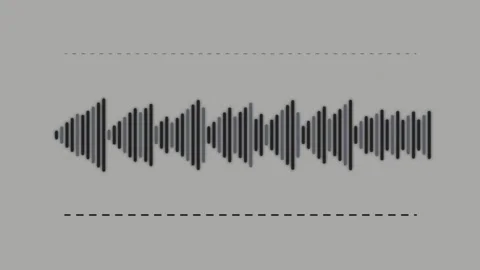 Neon Audio Visualizer Sound Wave Equalizer Loop Stock Footage 335228565