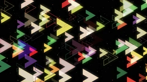 Neon Background Arrow 02 Stock Footage 155990318