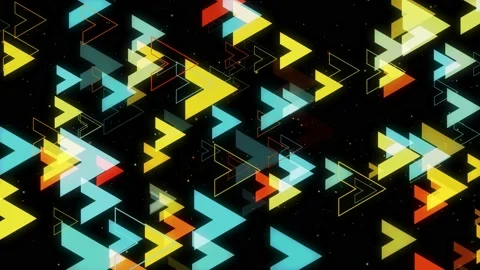 Neon Background Arrow 04 Stock Footage 155990327