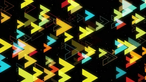 Neon Background Arrow 06 Stock-Footage 155990387