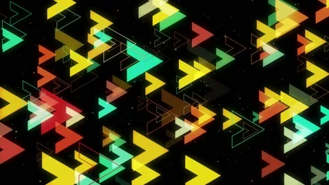 Neon Background Arrow 07 Video stock 155990388