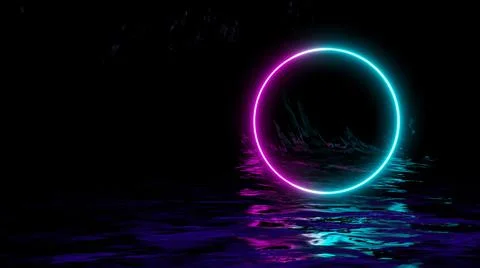 Neon background concept Neon light Stock Illustration