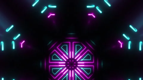 Neon Background Stock-Footage 268665358