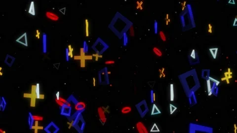 Neon Background Geometric Down 01 Stock-Footage 156753584