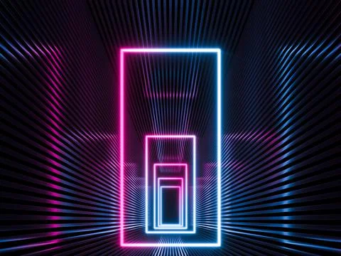 Neon background Stock Illustration