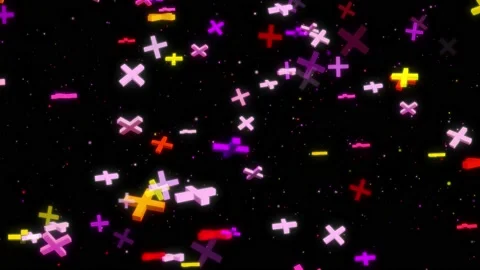 Neon Background Plus 01 Video stock 156759674