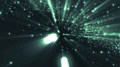 Neon background with rays in space. Video stock 62413788