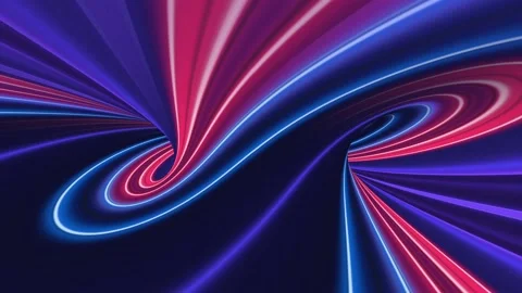 Neon background. Technology concept. Neon tubes. 3d futuristic technology. Video stock 158938900