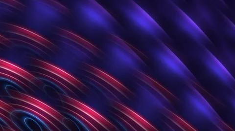 Neon background. Technology concept. Neon tubes. 3d futuristic technology. Stock Illustration