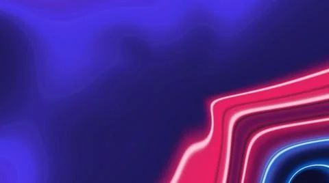 Neon background. Technology concept. Neon tubes. 3d futuristic technology. Stock Illustration