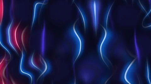 Neon background. Technology concept. Neon tubes. 3d futuristic technology. Stock Illustration