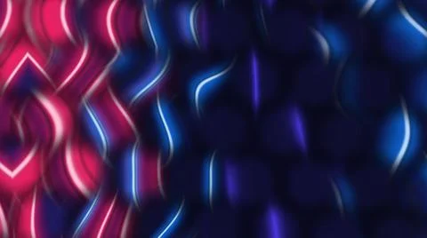 Neon background. Technology concept. Neon tubes. 3d futuristic technology. Stock Illustration