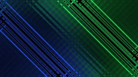 Neon background. Technology concept. Neon tubes. 3d futuristic wall paper. Stock Illustration