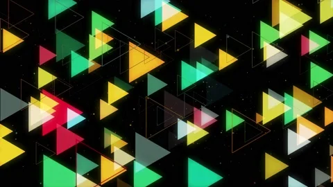 Neon Background Trigon Duz 08 Video stock 155650984