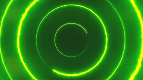 Neon bakcground flying through edless glowing rotating neon triangles creating a Stock Footage 110730944