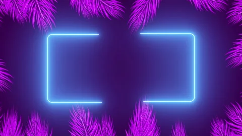 Neon Baklawa Frame 2 Stock Footage 168474941