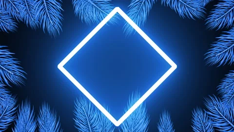 Neon Baklawa Frame Stock Footage 168444063