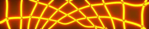 Neon Basketball Net Spin Stock Footage 150183577