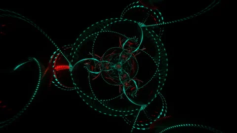 Neon beams flicker rhythmically in a psychedelic and colorful VJ Loop. Stock Footage 263138308