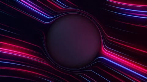 Neon Beams Gaming Technology Background with Copy Space Stock Footage 327915551