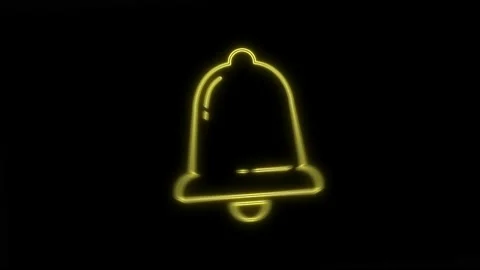 Neon Bell 2 Stock Footage 170185498