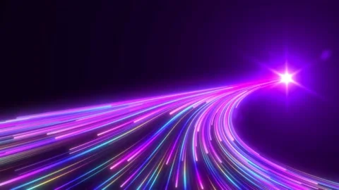 Neon BG over dark background colorful background Stock Footage 238833988