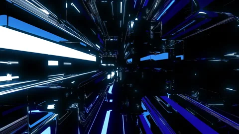 Neon Blocks Stock Footage 283387741