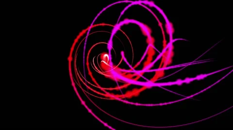 Neon Blood Flow Stock Footage 48366523