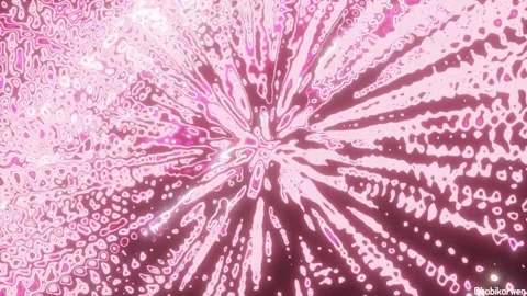 Neon Bloom: Abstract Flow, Organic Energy, Radiant Motion Stock Footage 302407169