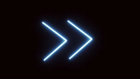 Neon blue glowing arrows seamless loop animation for modern user interface .. Stock Footage 321391608