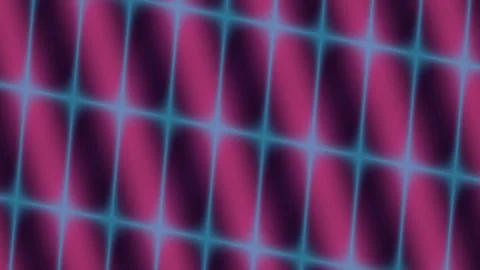 Neon Blue Grid on Magenta Abstract Background Seamless Loop Stock Footage 340558852