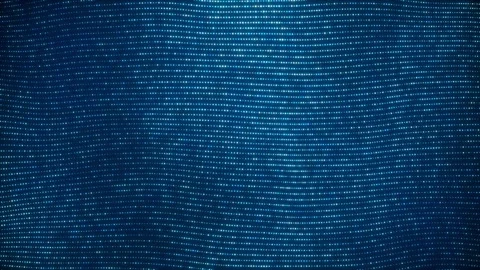 Neon blue light dots background Video stock 302854196