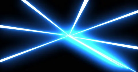 Neon blue lines Stock Footage 154243274