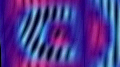 Neon Blue Pink Moiré Vertical Line Wave SciFi VJ Loop Motion Background Video stock 344655771