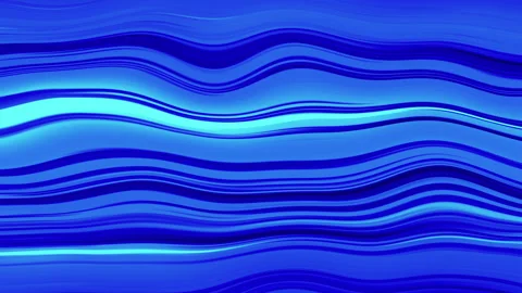 Neon Blue Waves Loop Stock Footage 157091524