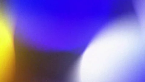 Neon bokeh blur background with blue yellow and white glow, abstract seamless lo Stock Footage 341376612