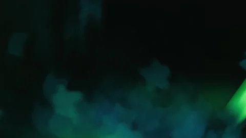 Neon bokeh light blur color overlay blue black Stock Footage 214022740