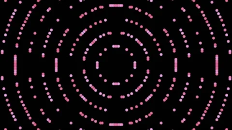 Neon Bubbles Motion Effects Stock Footage 68175967